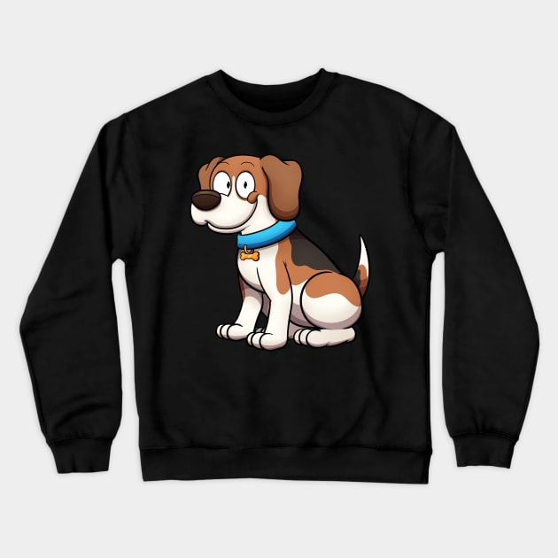 Beagle Dog Crewneck Sweatshirt by TheMaskedTooner